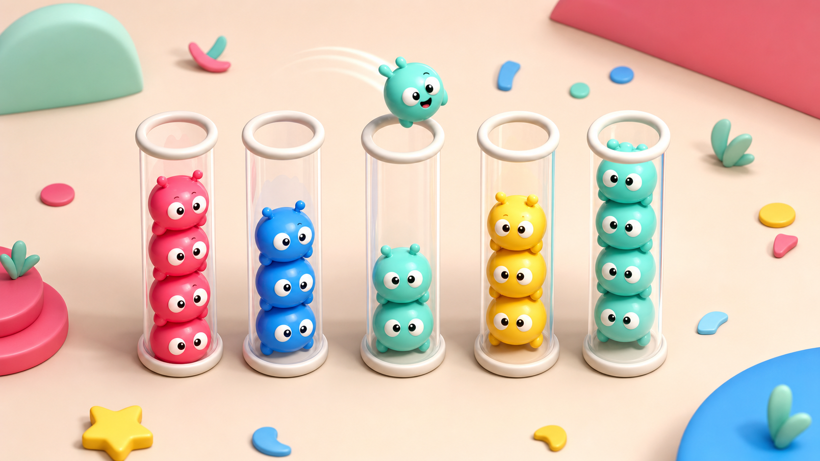 Blob Sort — final render