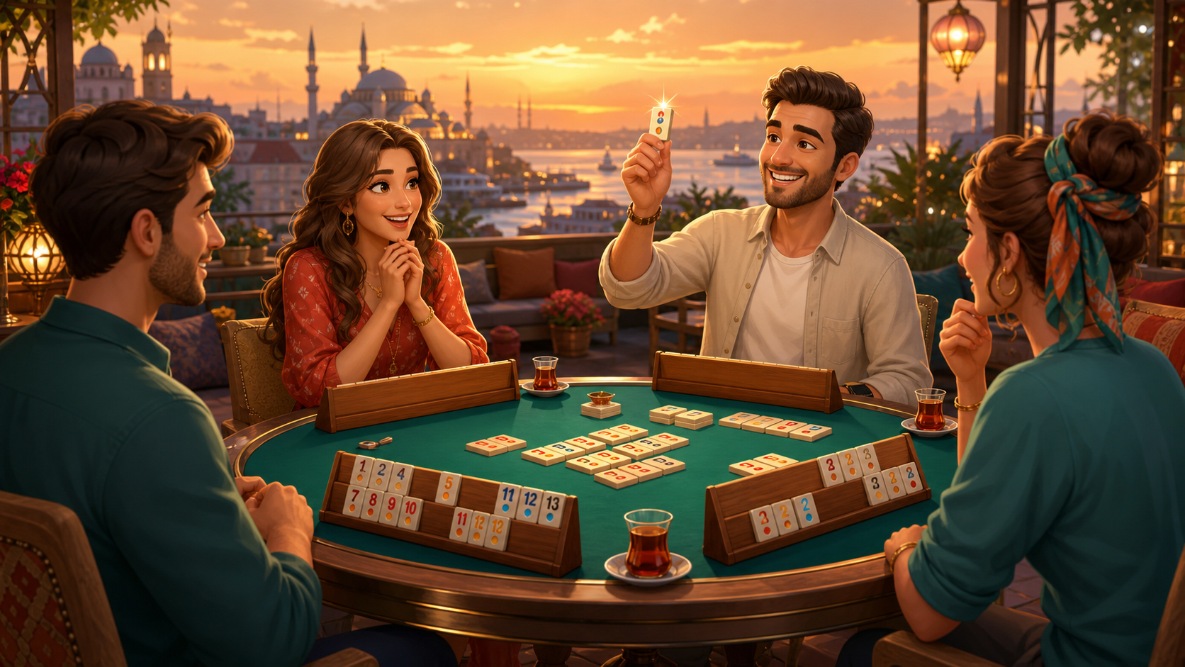 İstanbul Tile Lounge — final render
